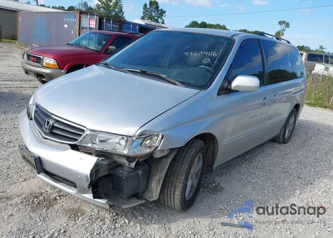 2004 Honda Odyssey Ex-L z USA, uszkodzony, nr VIN 5FNRL18914B010714